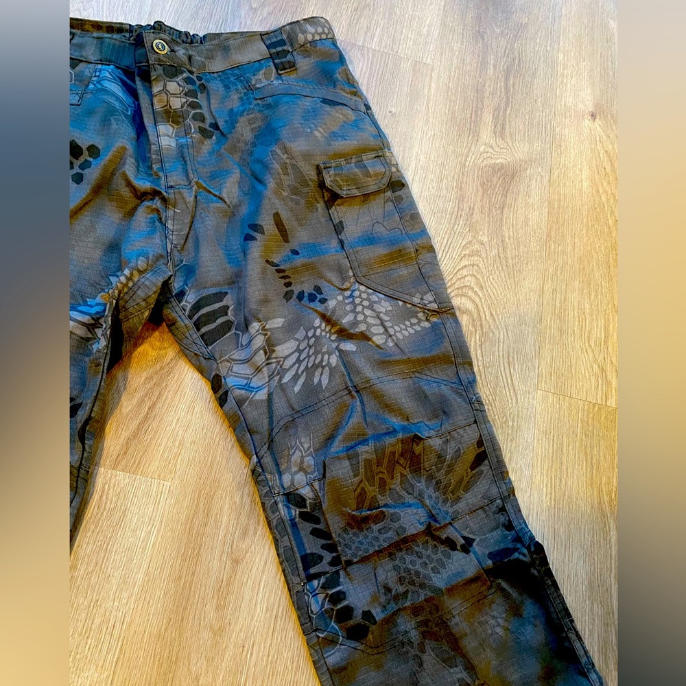 Black Snakeskin Tactical Pants